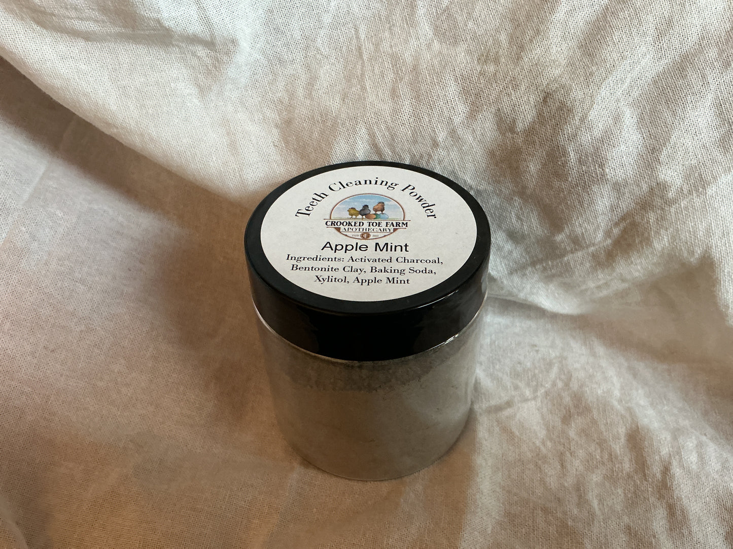 Teeth Cleaning Powder Apple Mint
