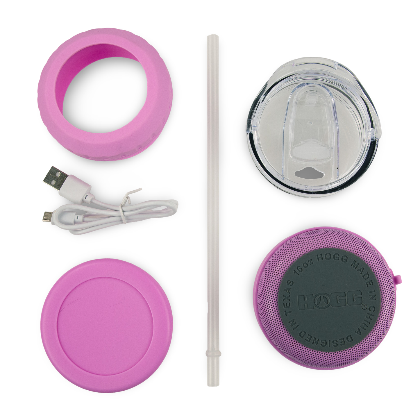 SUBLIMATION 4 in 1 CAN COOLER SPEAKER TUMBLER - Unicorn