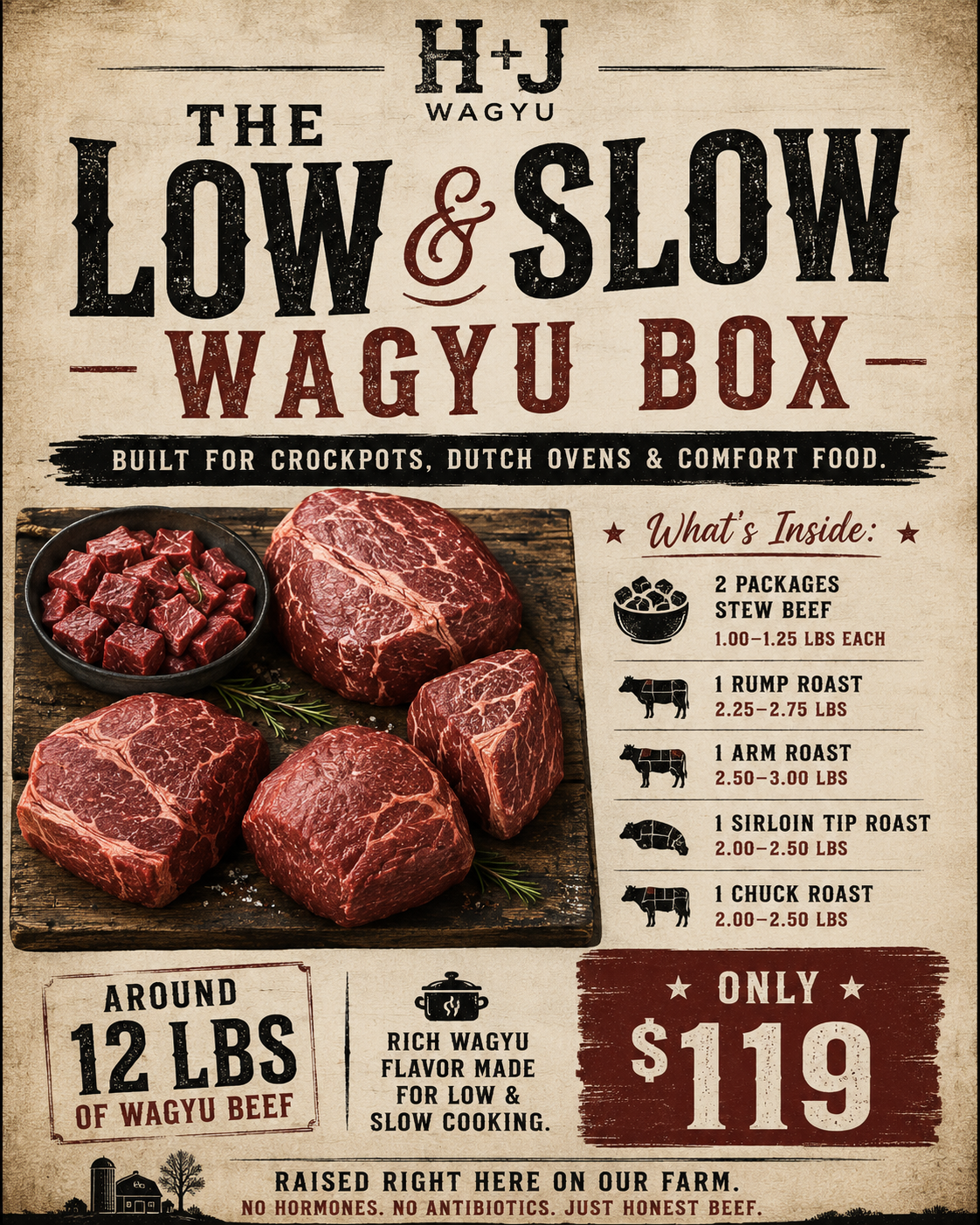 The Low and Slow Wagyu Box