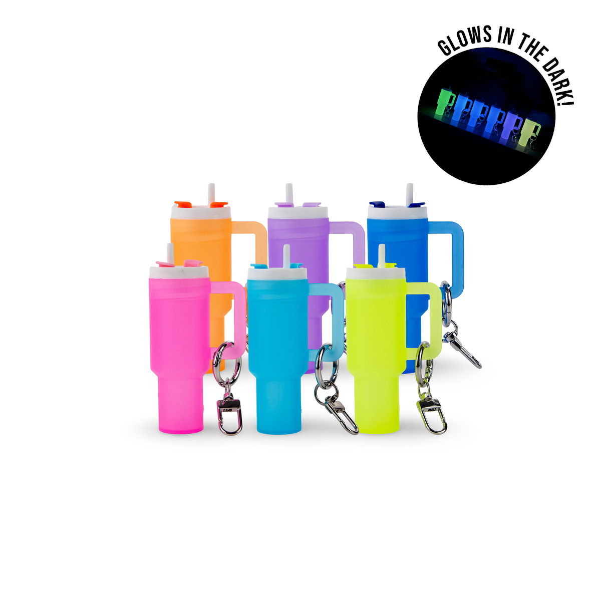 MINI TUMBLER CHAPSTICK HOLDER + KEYCHAIN
