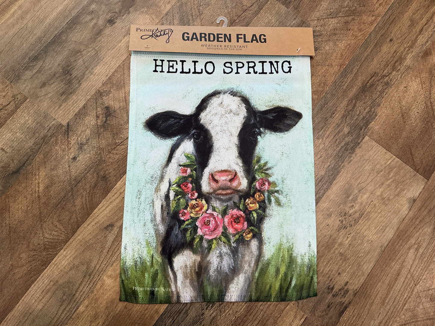 Hello Spring Garden Flag