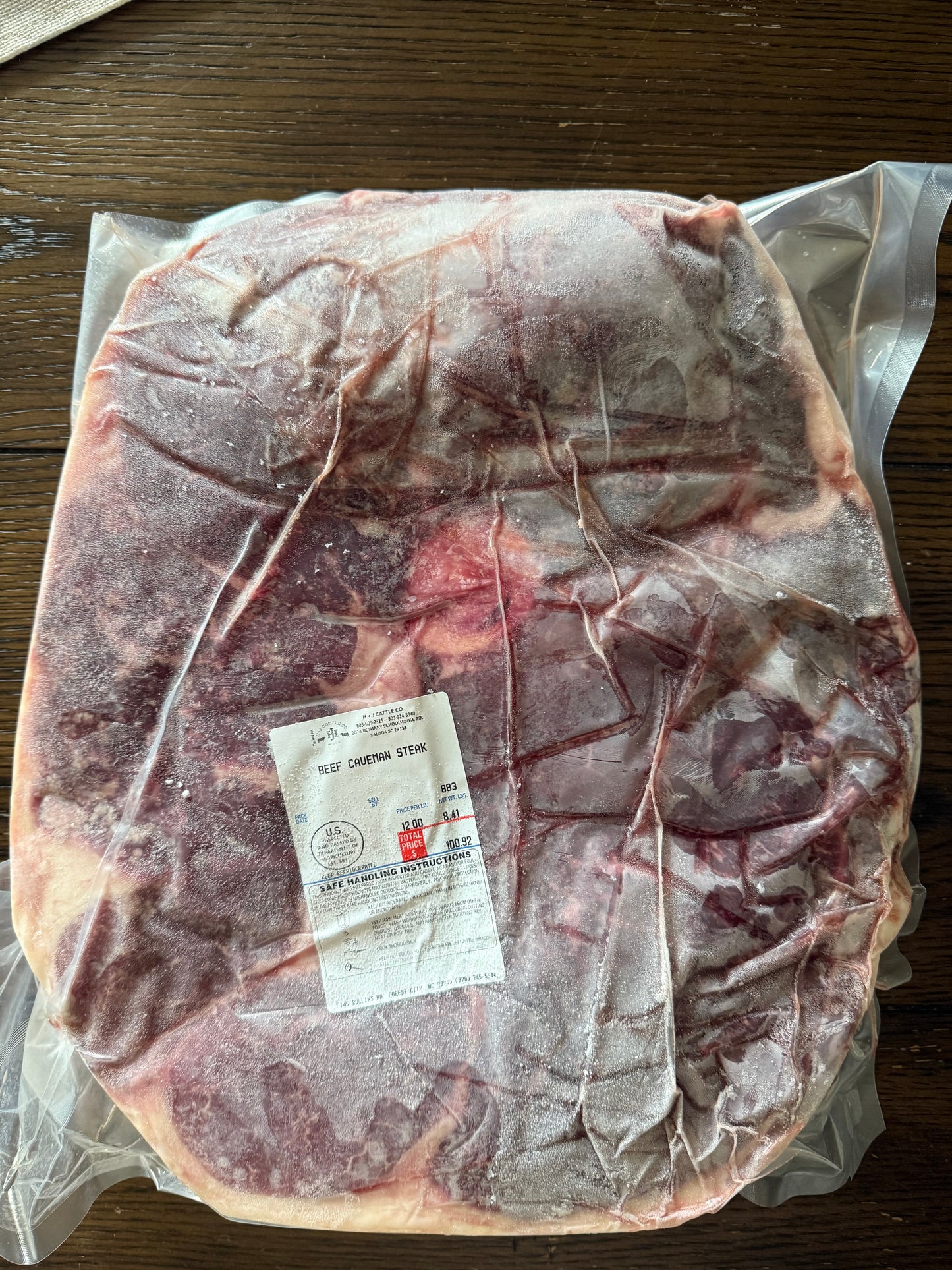 50/50 American Wagyu Caveman Steak