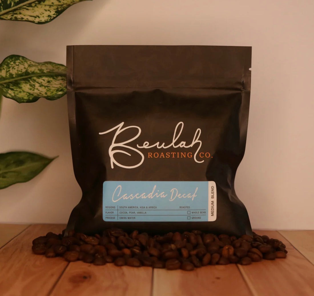 Beulah Roasting Co. Cascadia Decaf Medium Blend Ground Coffee 4oz