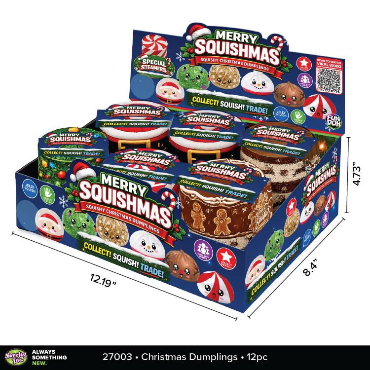 Fun Doh Christmas Squishy Dumpling Toy