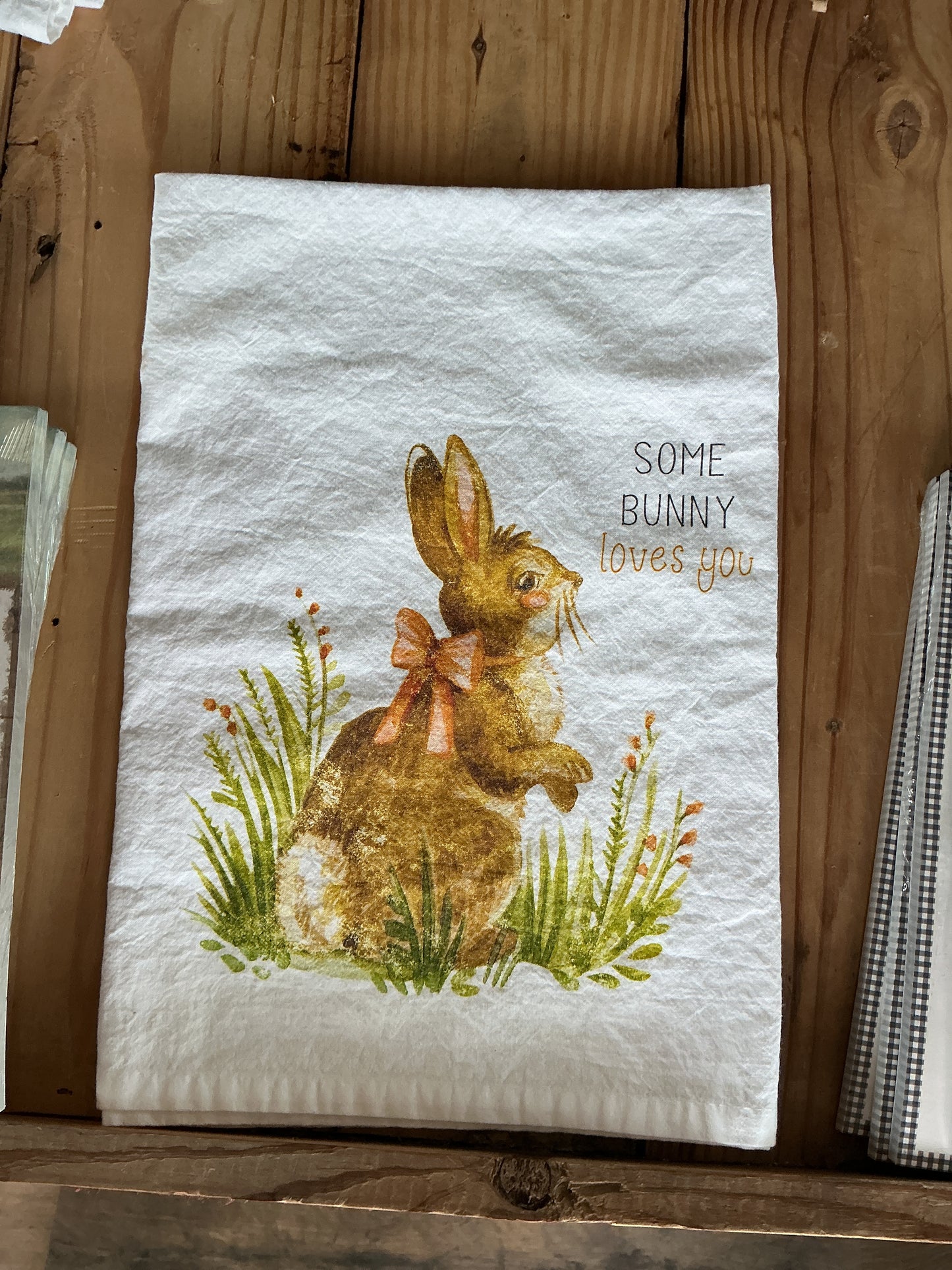 Some Bunny Loves you towel
