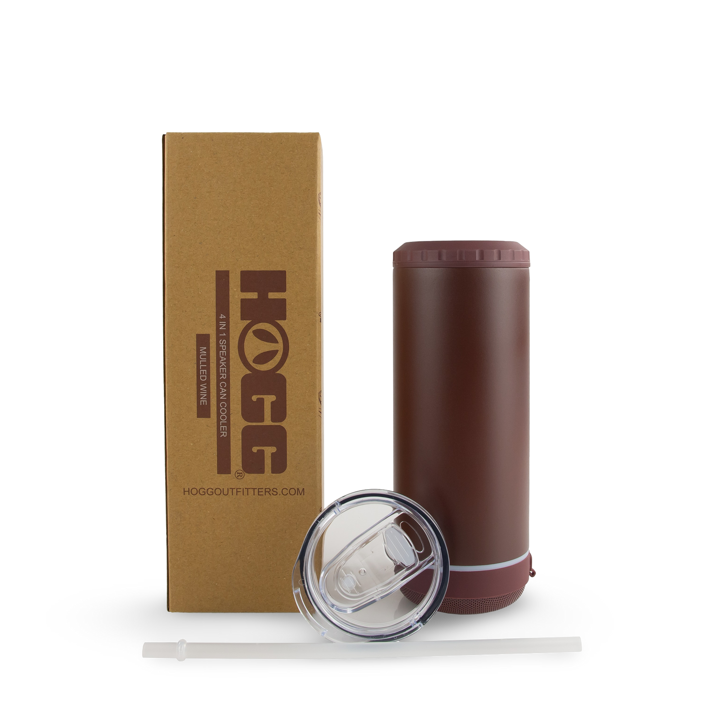 POWDER COATED 4 IN 1 CAN COOLER SPEAKER TUMBLER