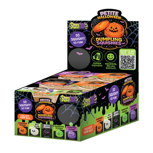 Fun Doh Petite Spooky Halloween Squishy Dumpling- 12/Display