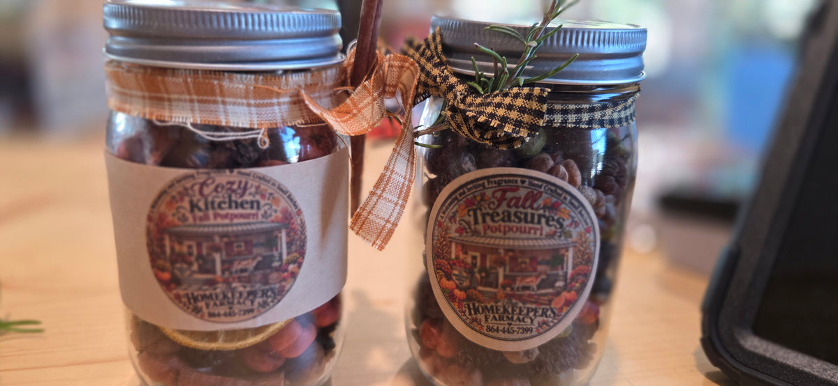 Homekeeper's Farmacy Cozy Kitchen Fall Treasures Potpourri