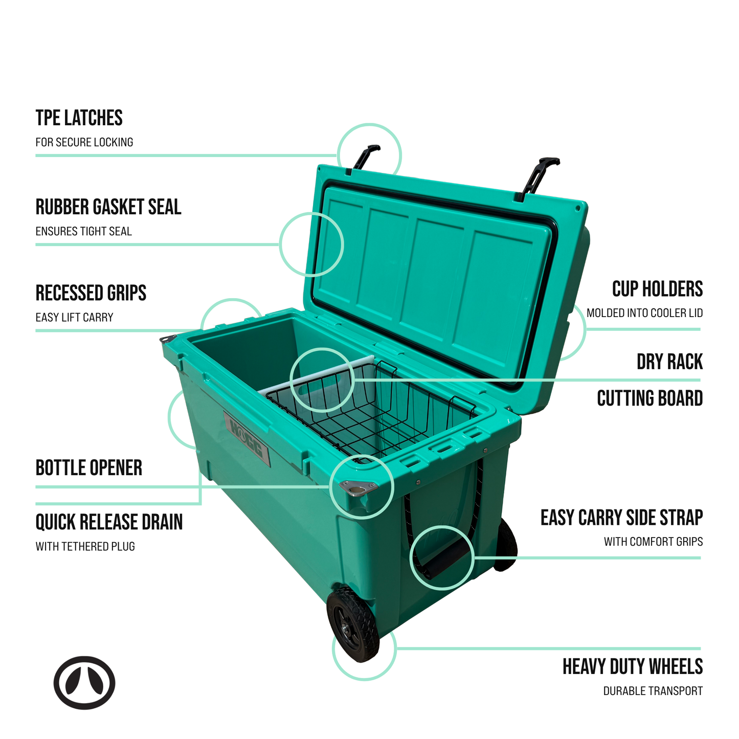 110QT HOGG COOLERS