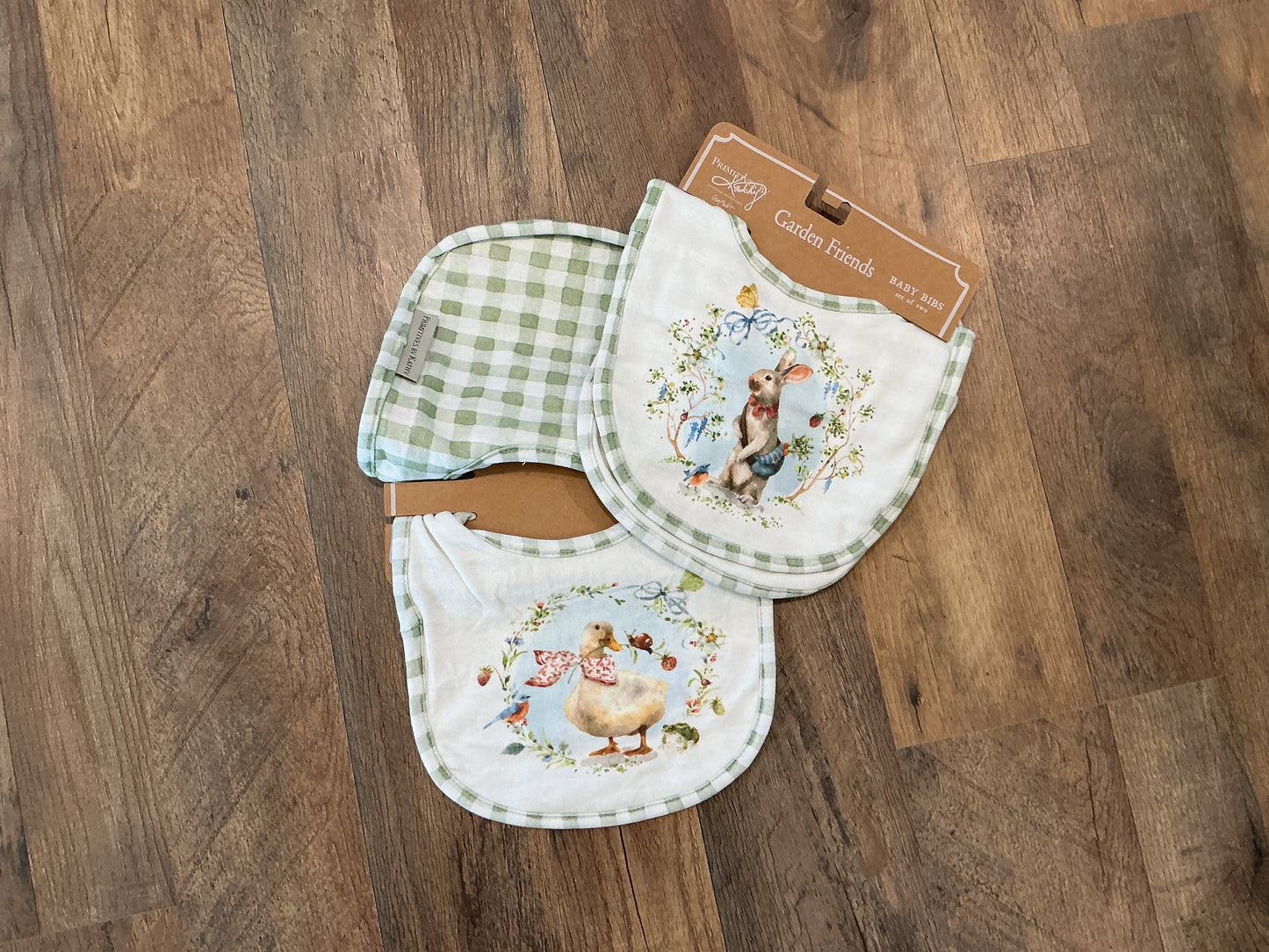 Garden Friends Bib Set