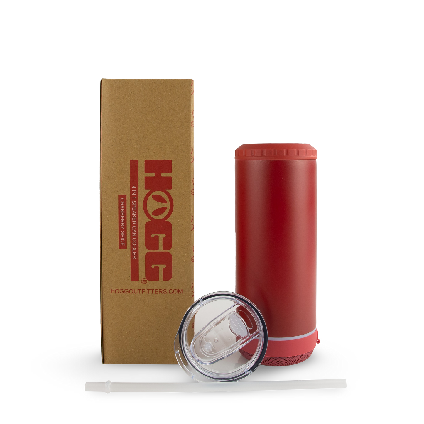 POWDER COATED 4 IN 1 CAN COOLER SPEAKER TUMBLER