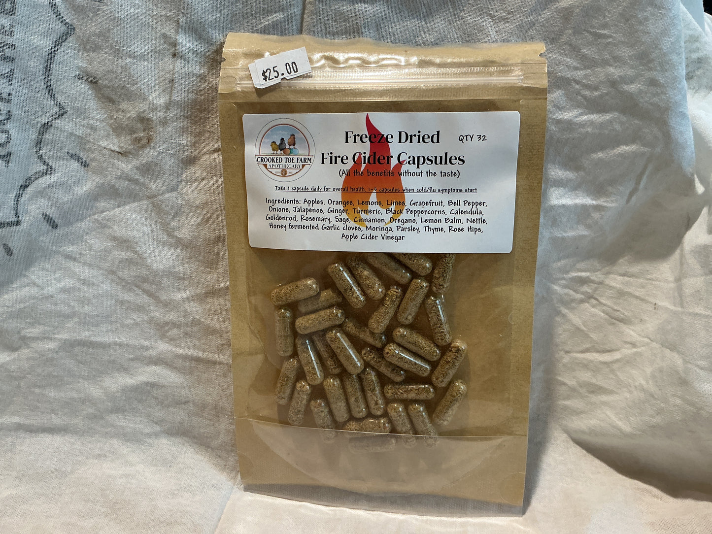 Freeze Dried Fire Cider Capsules