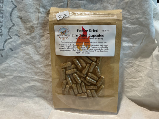 Freeze Dried Fire Cider Capsules