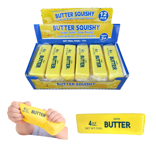 Butter Squishy Toy – Slow Rise (5.5”) MSUSB