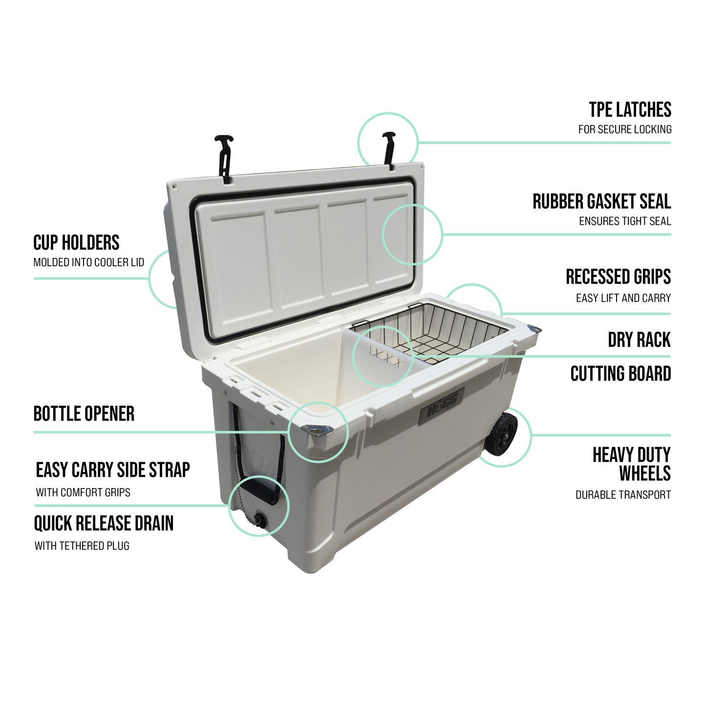 110QT HOGG COOLERS