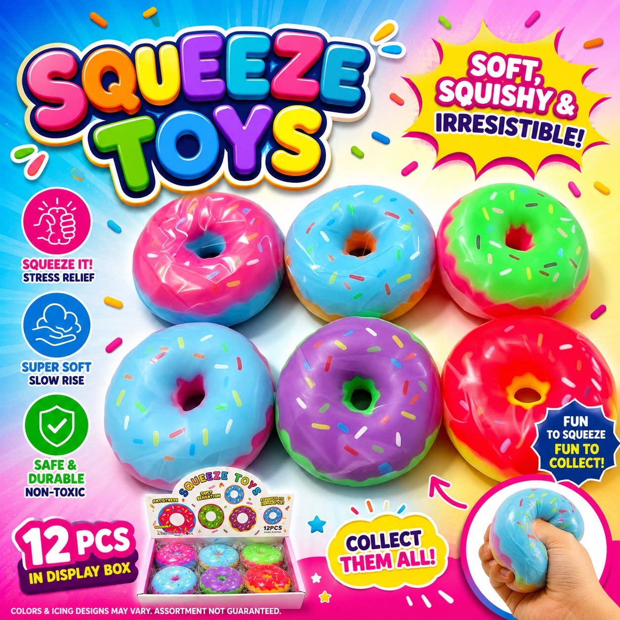 Squeeze Donuts #2 – Super Soft Slow-Rise Donut Squishies