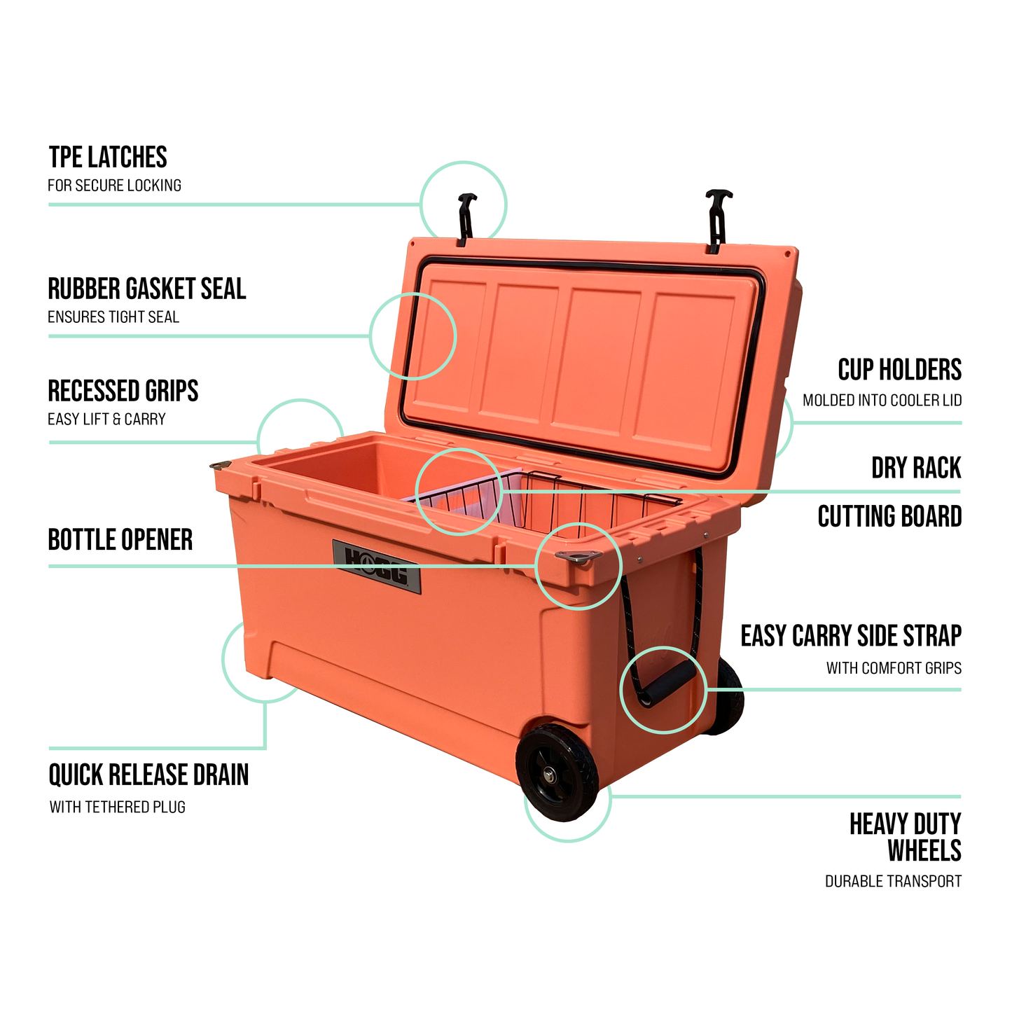 110QT HOGG COOLERS