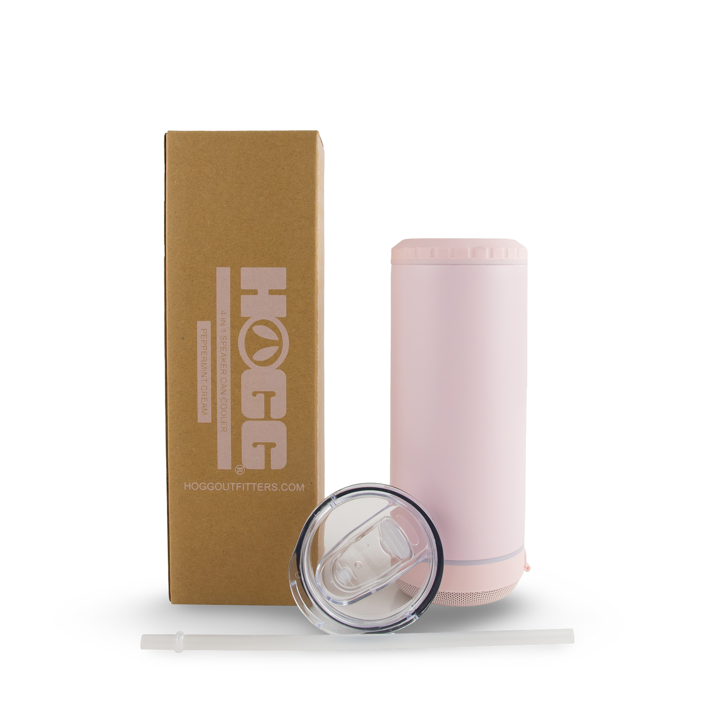 POWDER COATED 4 IN 1 CAN COOLER SPEAKER TUMBLER