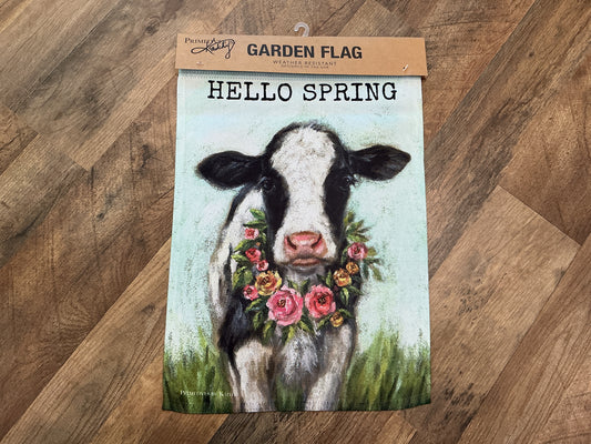 Hello Spring Garden Flag
