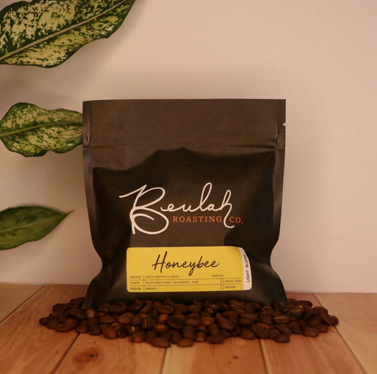 Beulah Roasting Co. Honeybee Light Blend Whole Bean Coffee 4oz
