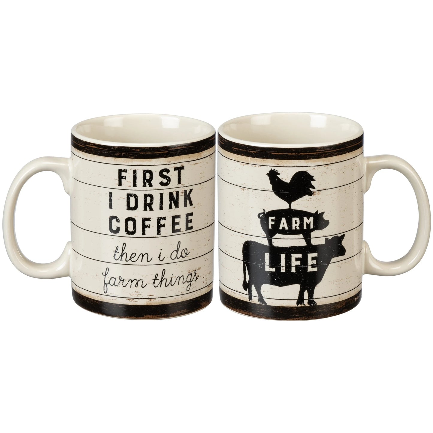 First I Drink Coffee Mug