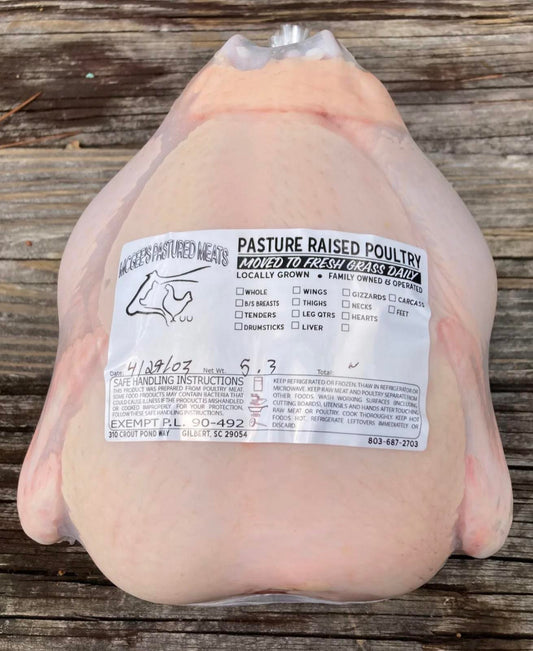 McGee’s Pastured Whole Birds