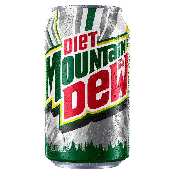 Canned Diet Mountain Dew