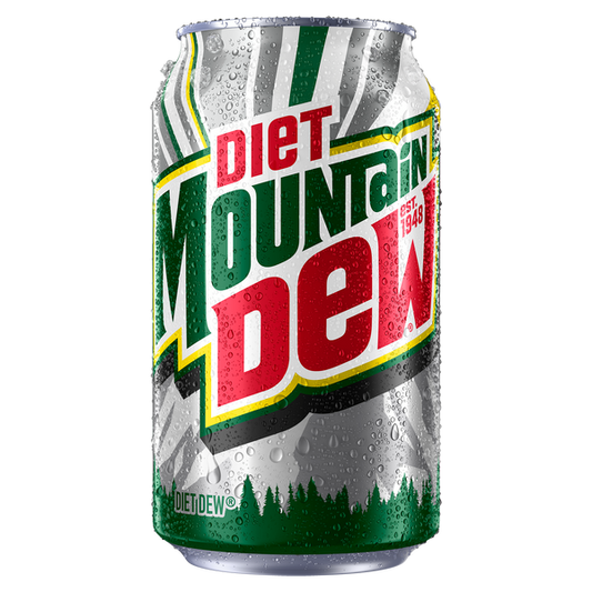 Canned Diet Mountain Dew