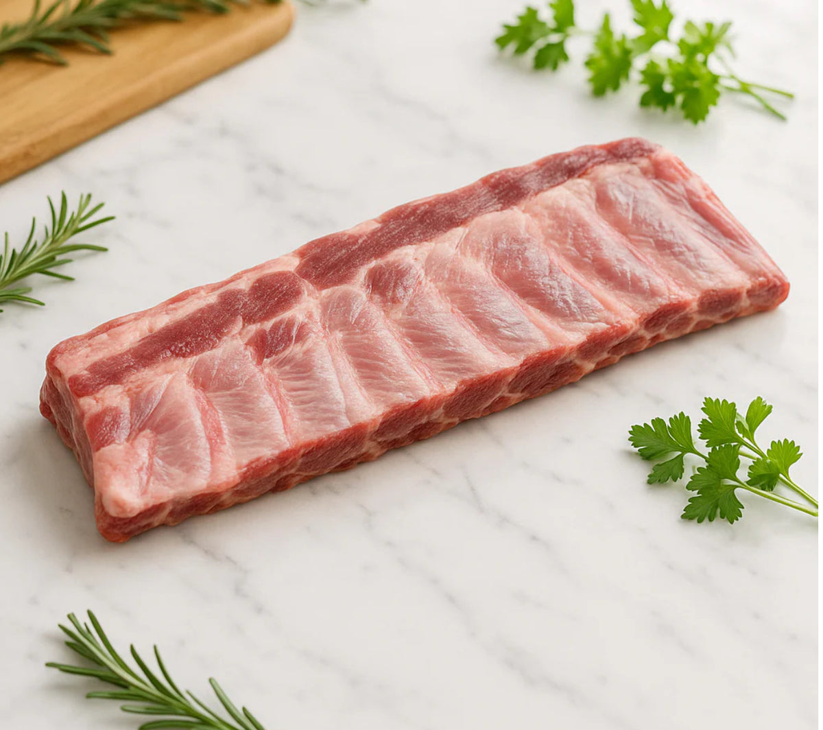 Caddle Rib Pastured Pork - Baby Back Ribs – H+J Cattle Co