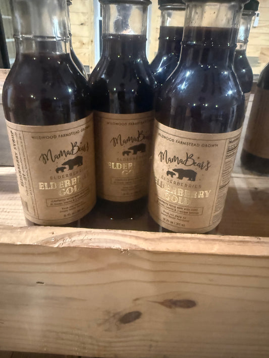 Mama Bear's Elderberry Gold Syrup!
