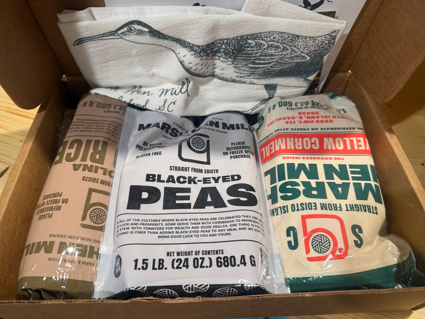 Marsh Hen Mill Black-Eyed Pea Hoppin John Gift Box