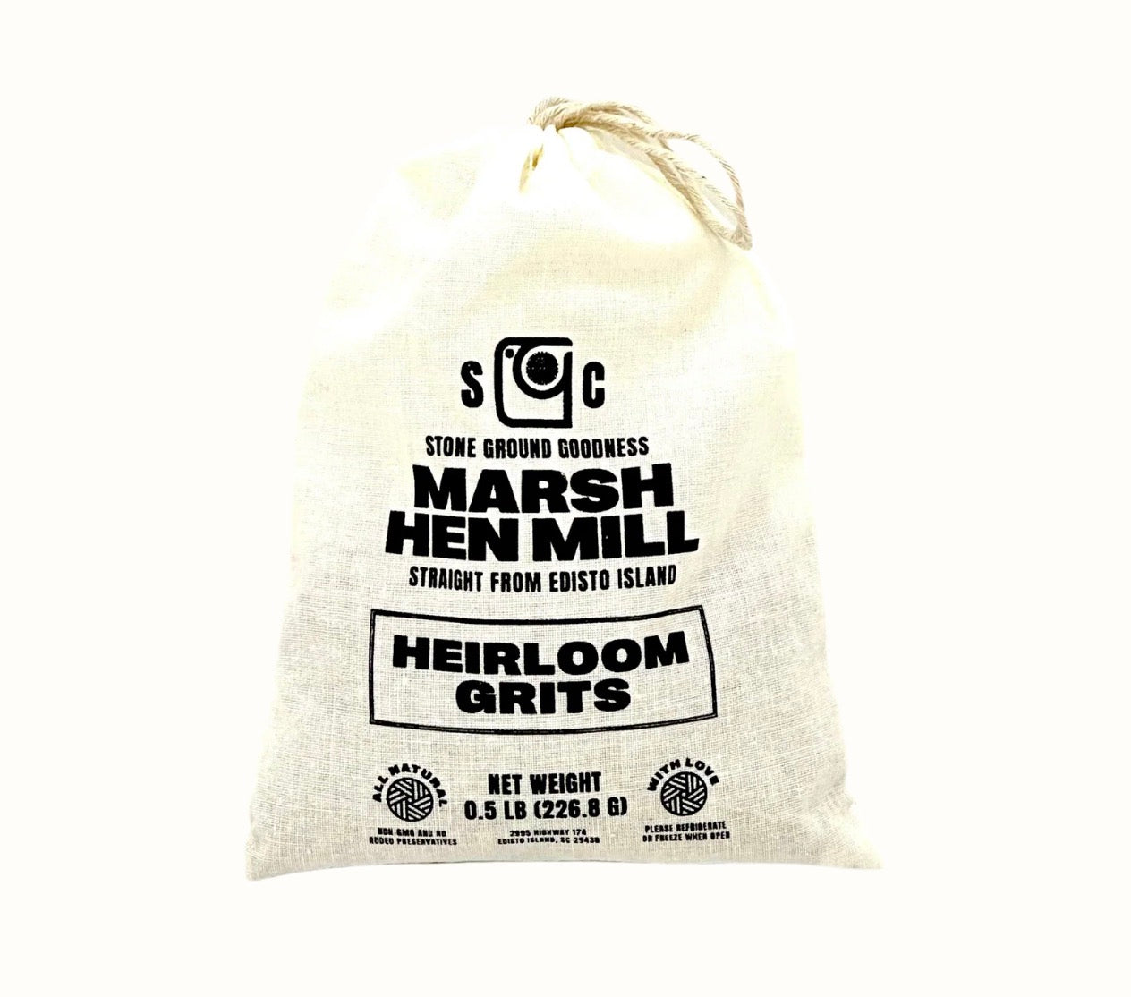 Marsh Hen Mill Heirloom Grits .5 lb sampler