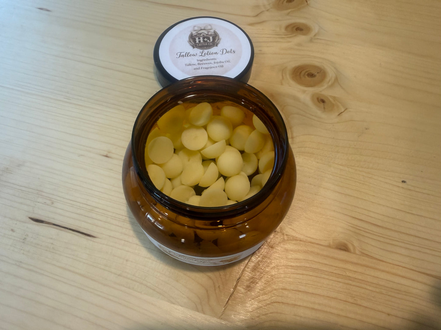 Tallow Lotion Dots 2oz. Oatmeal Milk & Honey