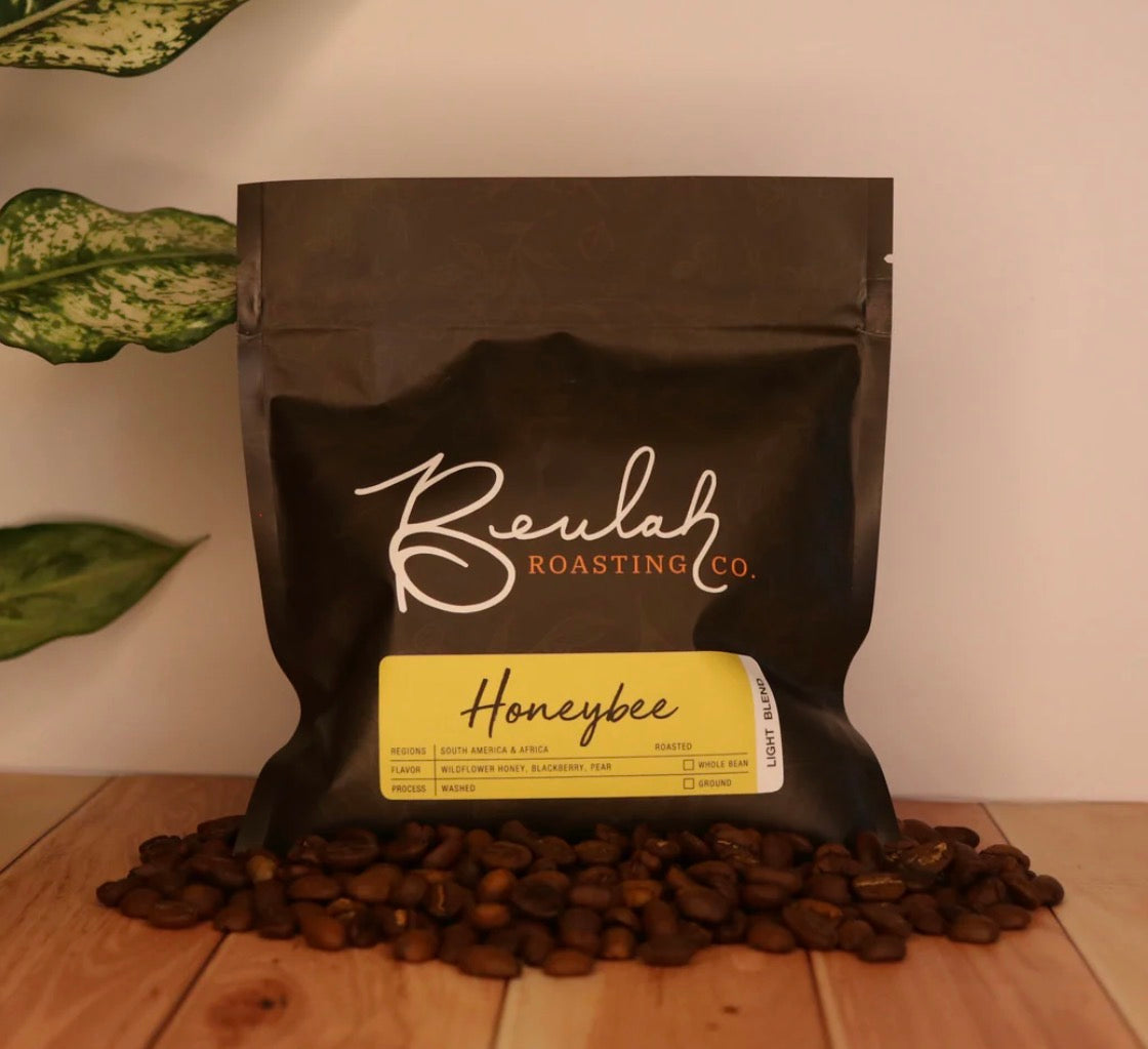 Beulah Roasting Co. Honeybee Light Blend Ground Coffee 4oz