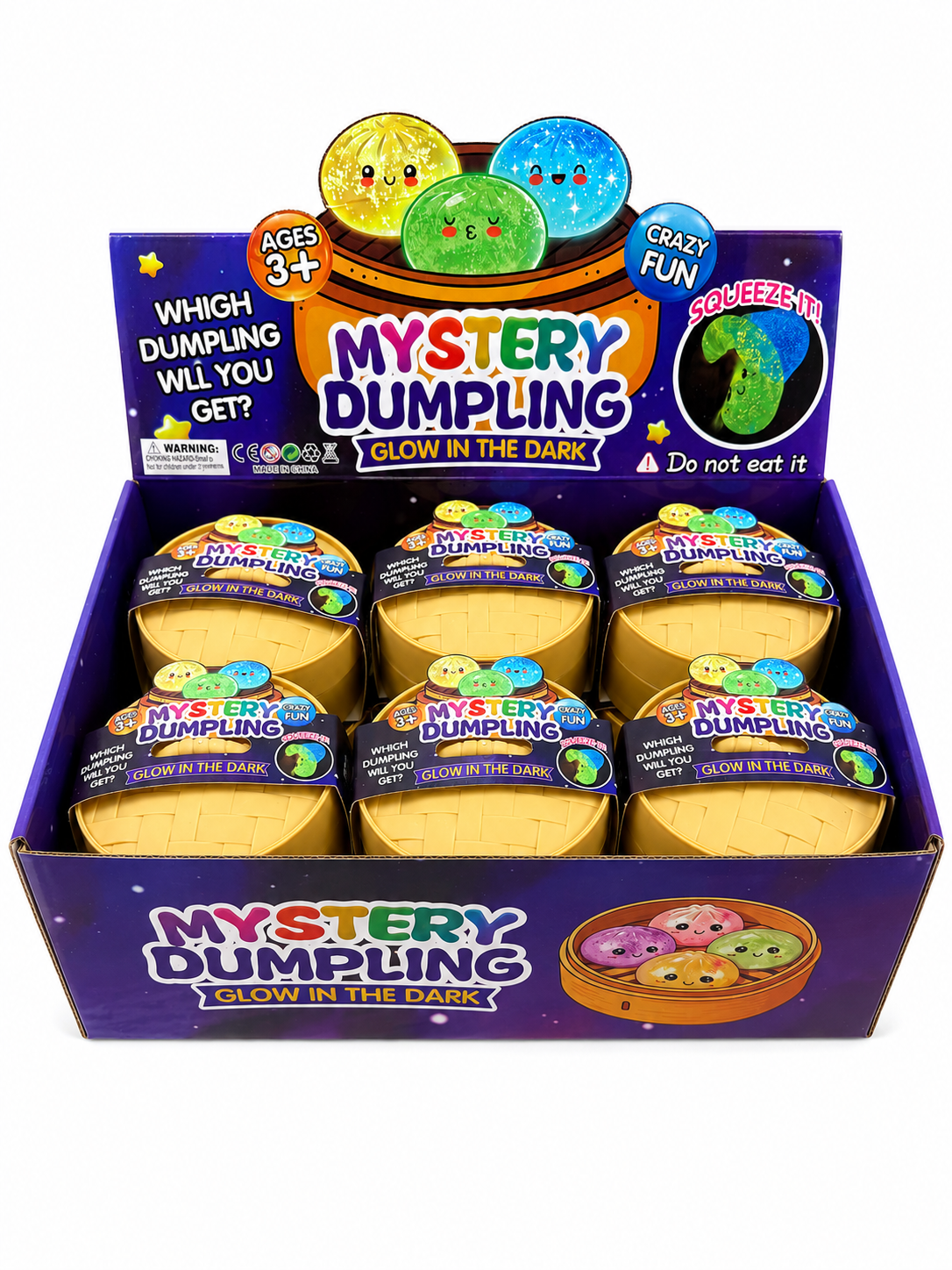 Mystery Glow in the Dark Dumpling Squishy