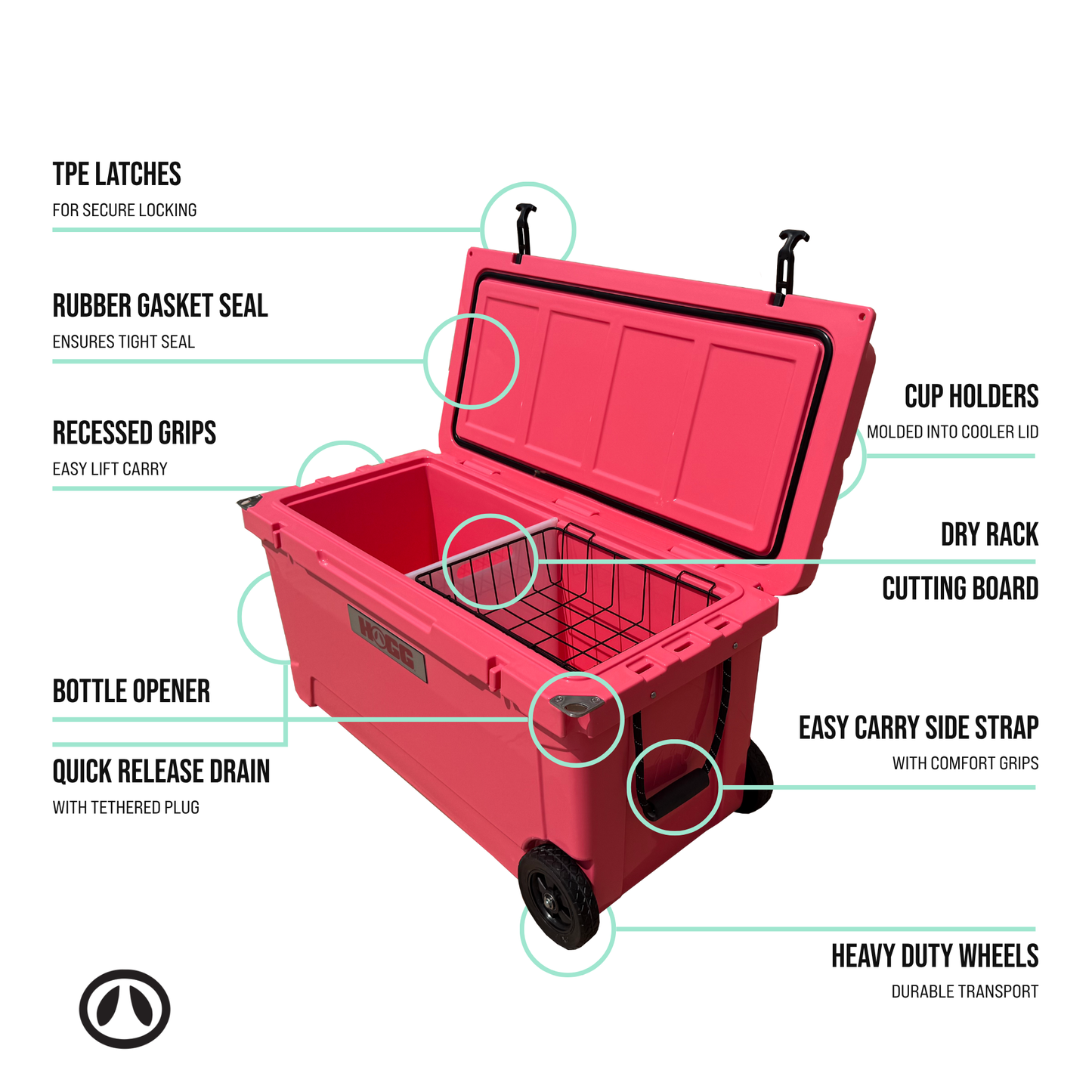 110QT HOGG COOLERS