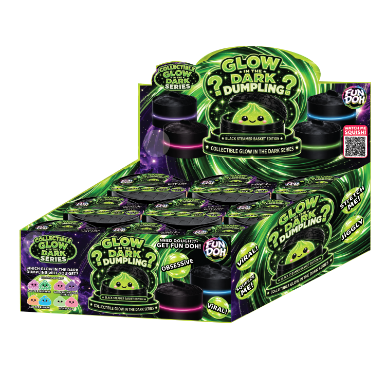 Fun Doh Glow In Dark Mystery Dumpling Squishy