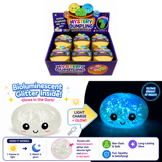 Mystery Glow in the Dark Dumpling Squishy