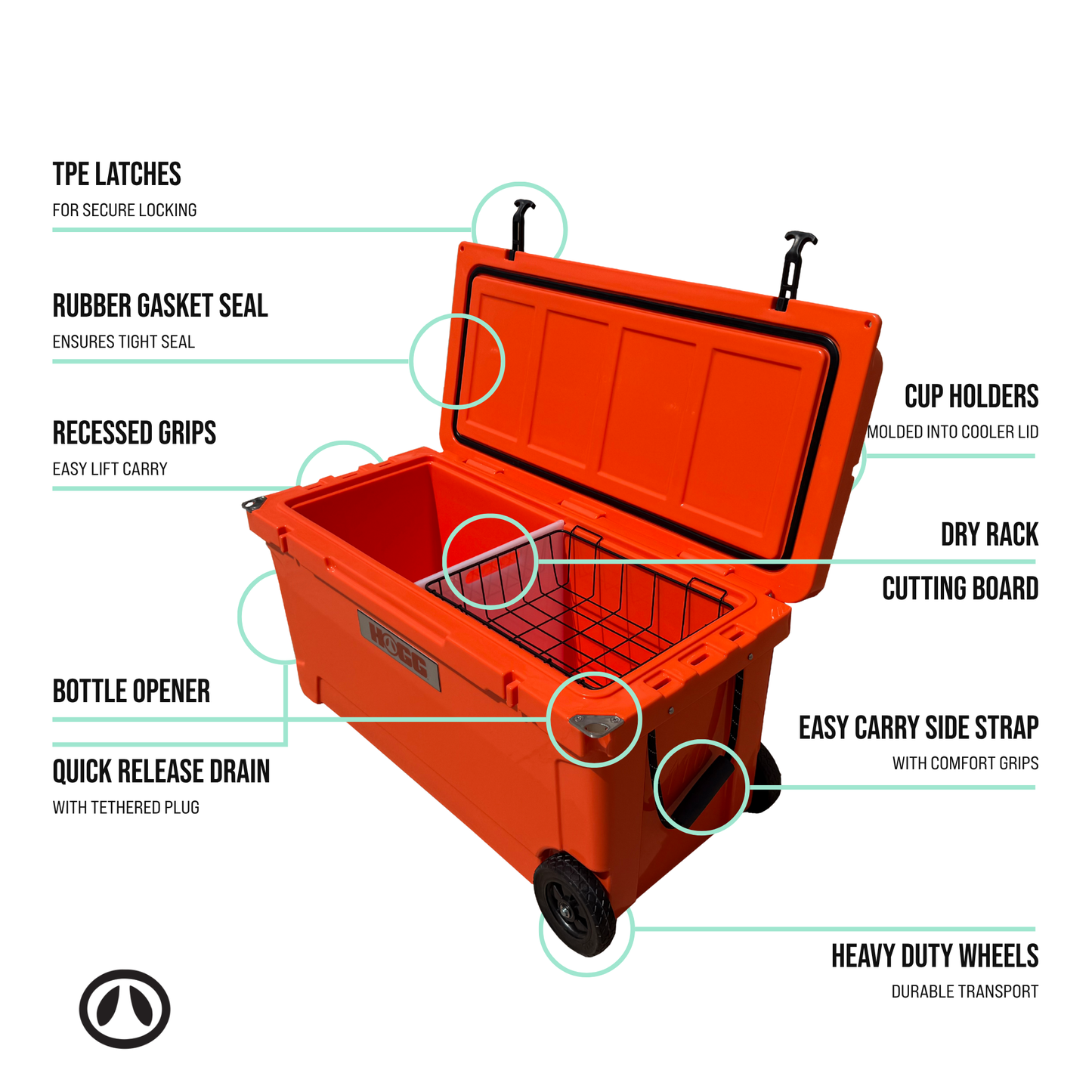 110QT HOGG COOLERS