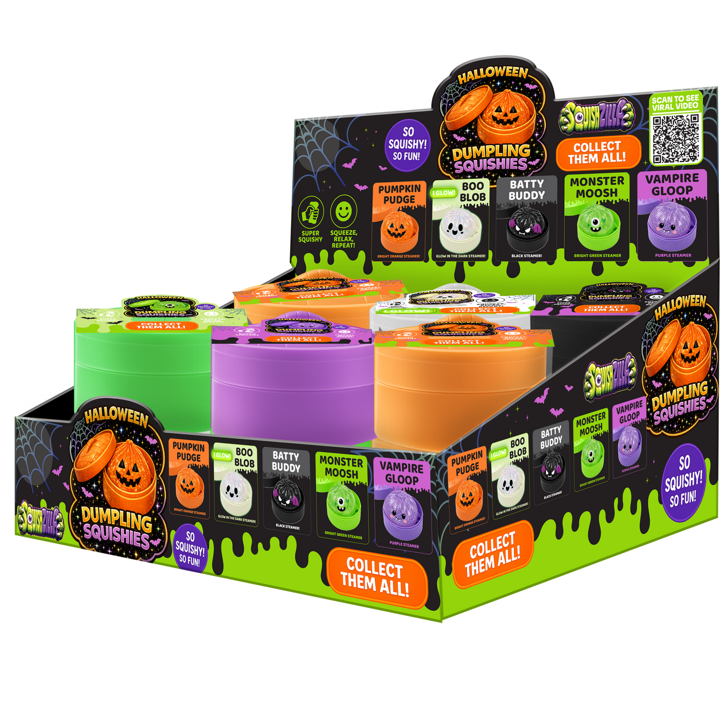 Fun Doh Spooky Mystery Dumpling Squishy Toy - Halloween