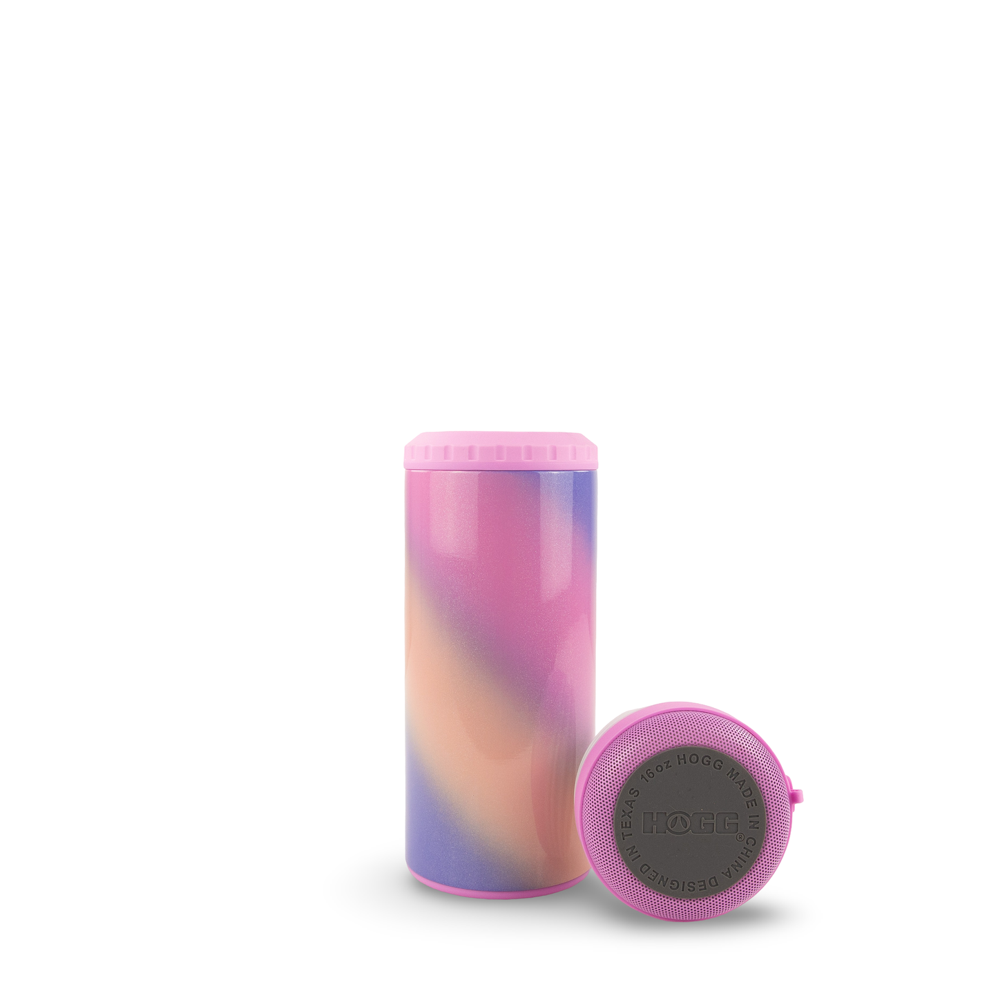 SUBLIMATION 4 in 1 CAN COOLER SPEAKER TUMBLER - Unicorn