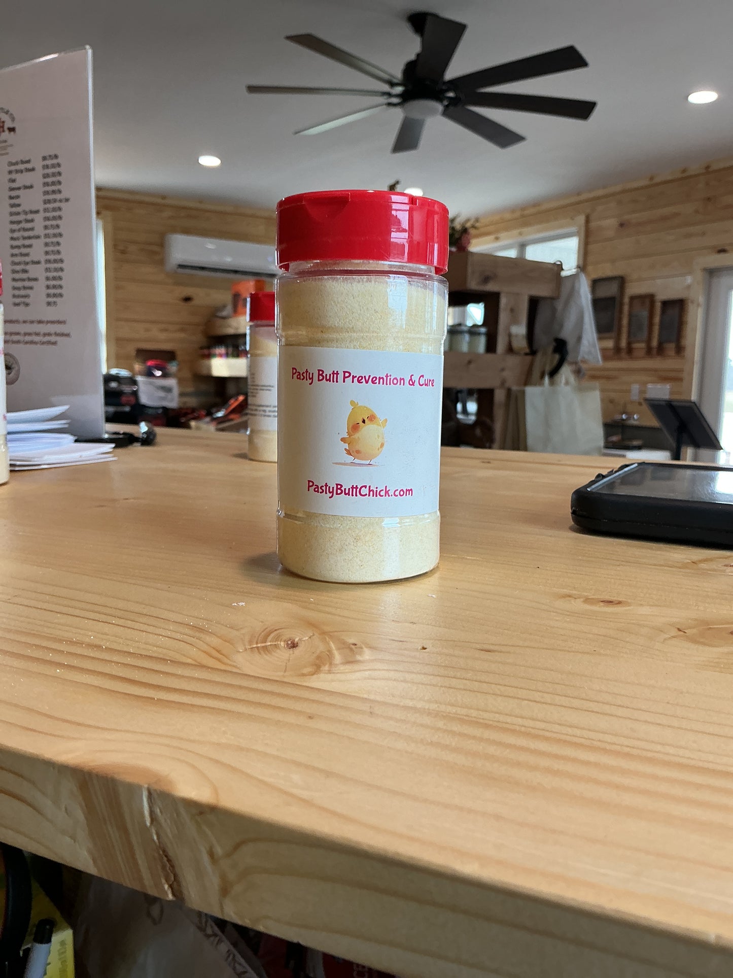 Container of Pasty Butt Prevention