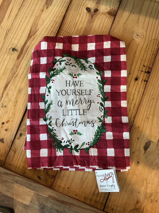 Merry Little Christmas Towel